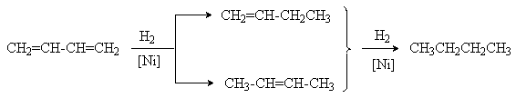 Гидрирование бутадиена 2 3. Алкадиены гидрирование реакция. Каталитическое гидрирование алкадиенов. Реакция гидрирования алкадиенов. Алкадиены гидрирование.